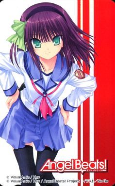 Angel Beats! エンジェルビーツ 仲村ゆり テレカ Na-Ga key テレホンカード ごとP イラスト拍卖