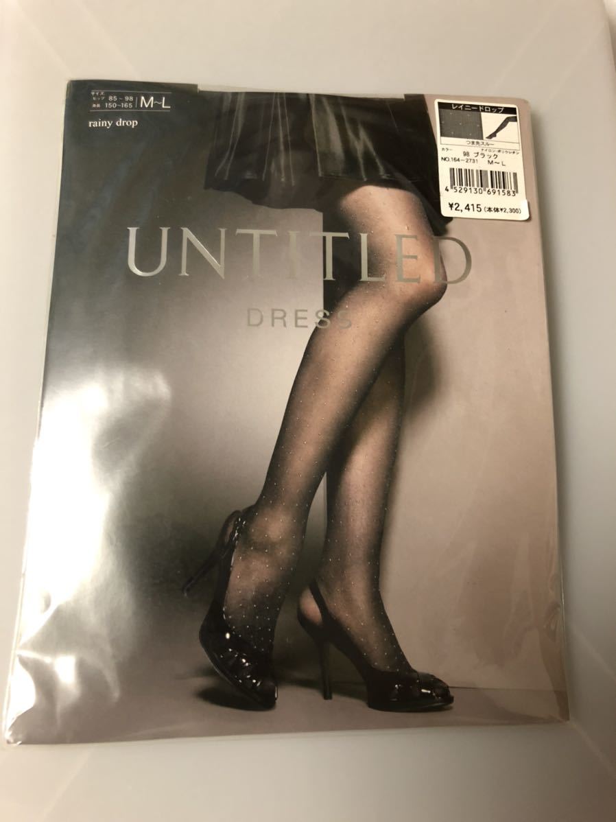 UNTITLED DRESS レイニードロップ ブラック M-L拍卖