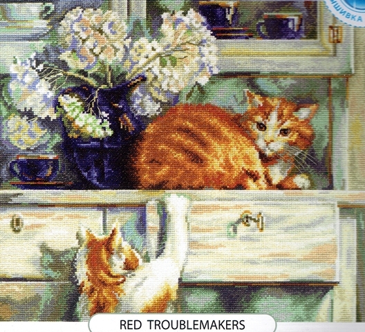 ★ RTO クロスステッチキット RedTroubleMakers ねこ ★拍卖