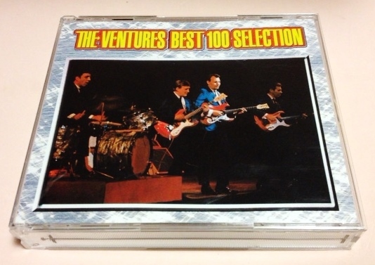 4CD ベンチャーズ ベスト 100セレクション ブックレット欠品/ナポレオンソロ,グリーンホーネット,上を向いて歩こう,夜明けのスキャット等拍卖