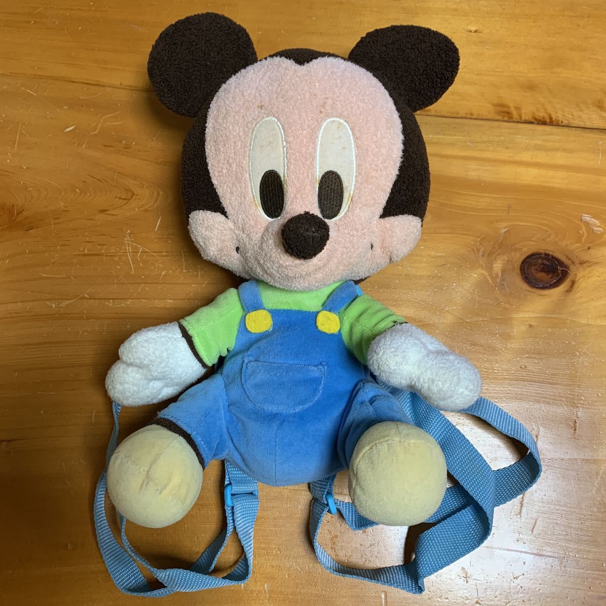 Disny baby ディズニーベビー ベビーミッキーマウス ぬいぐるみ リュクサック リュク SEGA 2005 非売品 使用品 送料無料拍卖