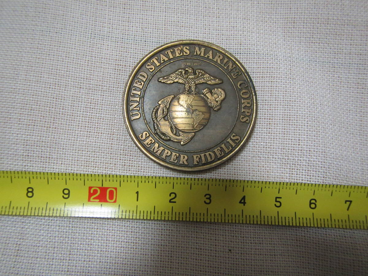 アメリカ軍チャレンジコイン !USMC 入手困難 非売品 1個 NO9拍卖