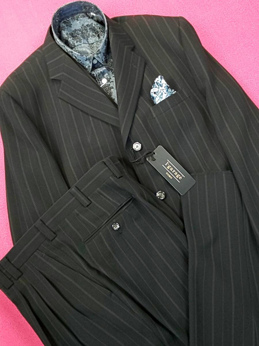 新品 SALE!! 特別価格! 送料無料 l'garage 三ッ釦 スリーピース スリータック BMサイズ ゆったり パーティー 結婚式 ステージ衣装 6101-2 拍卖