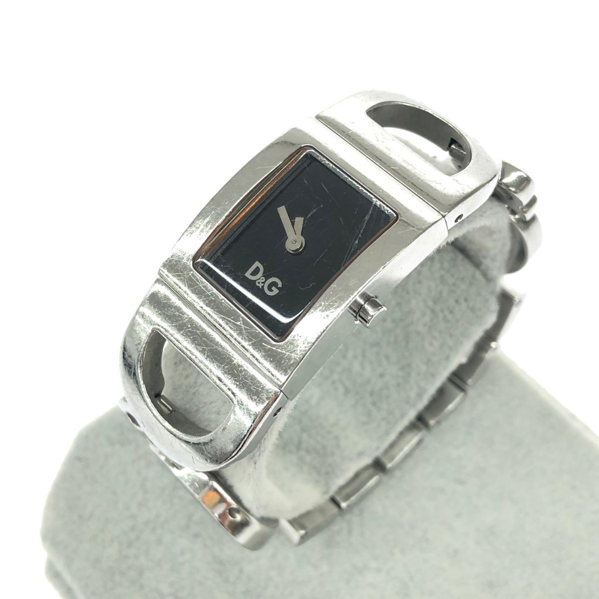 ◆D&G ドルチェ&ガッバーナ 腕時計 バングルウォッチ/SS シルバーカラー レディース拍卖