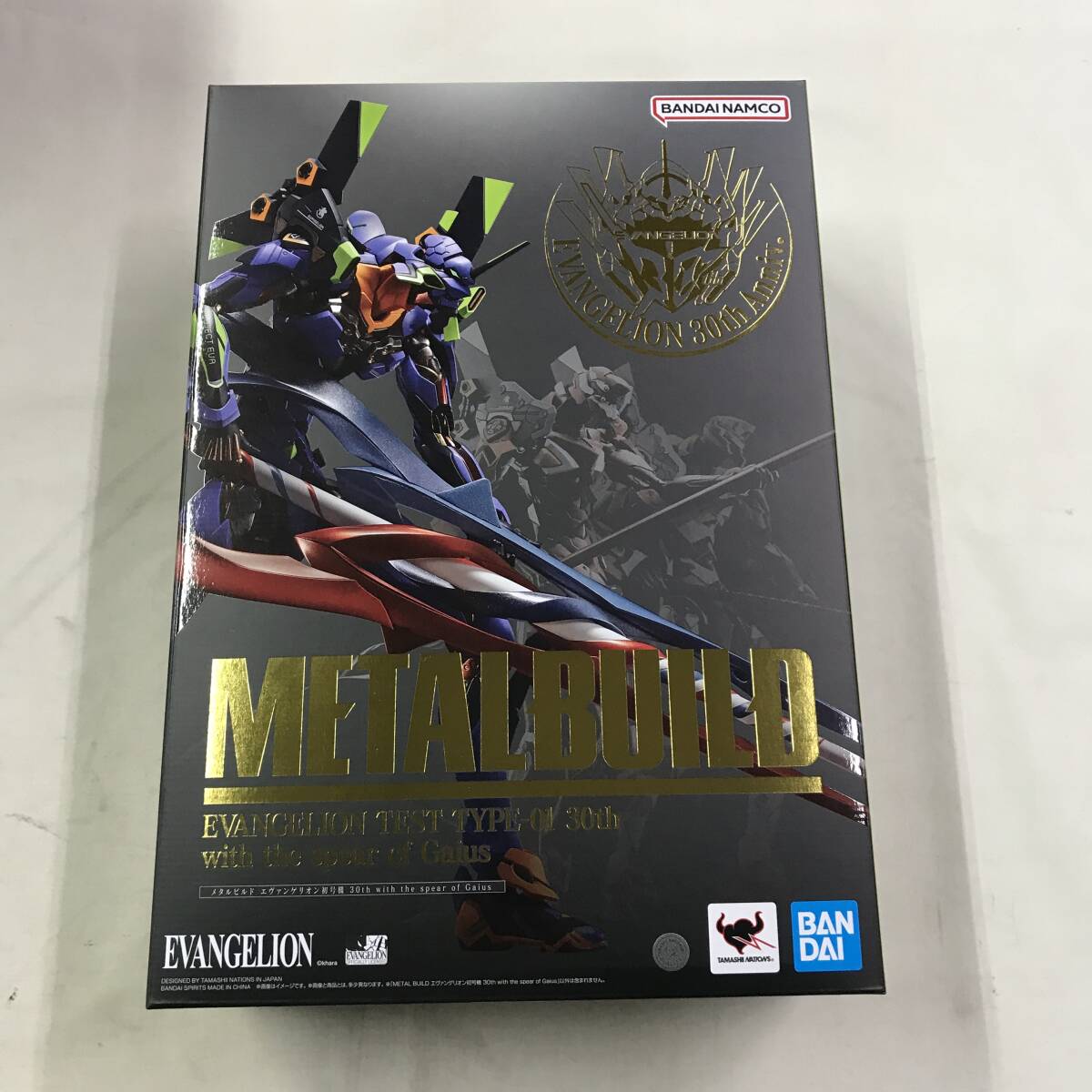 op201-1 送料無料!新品 METAL BUILD エヴァンゲリオン初号機 30th with the spear of Gaius拍卖
