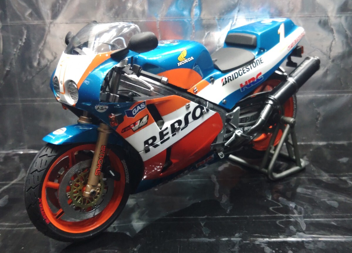 完成品 タミヤ 1/12 HONDA VFR750R レプソル風拍卖