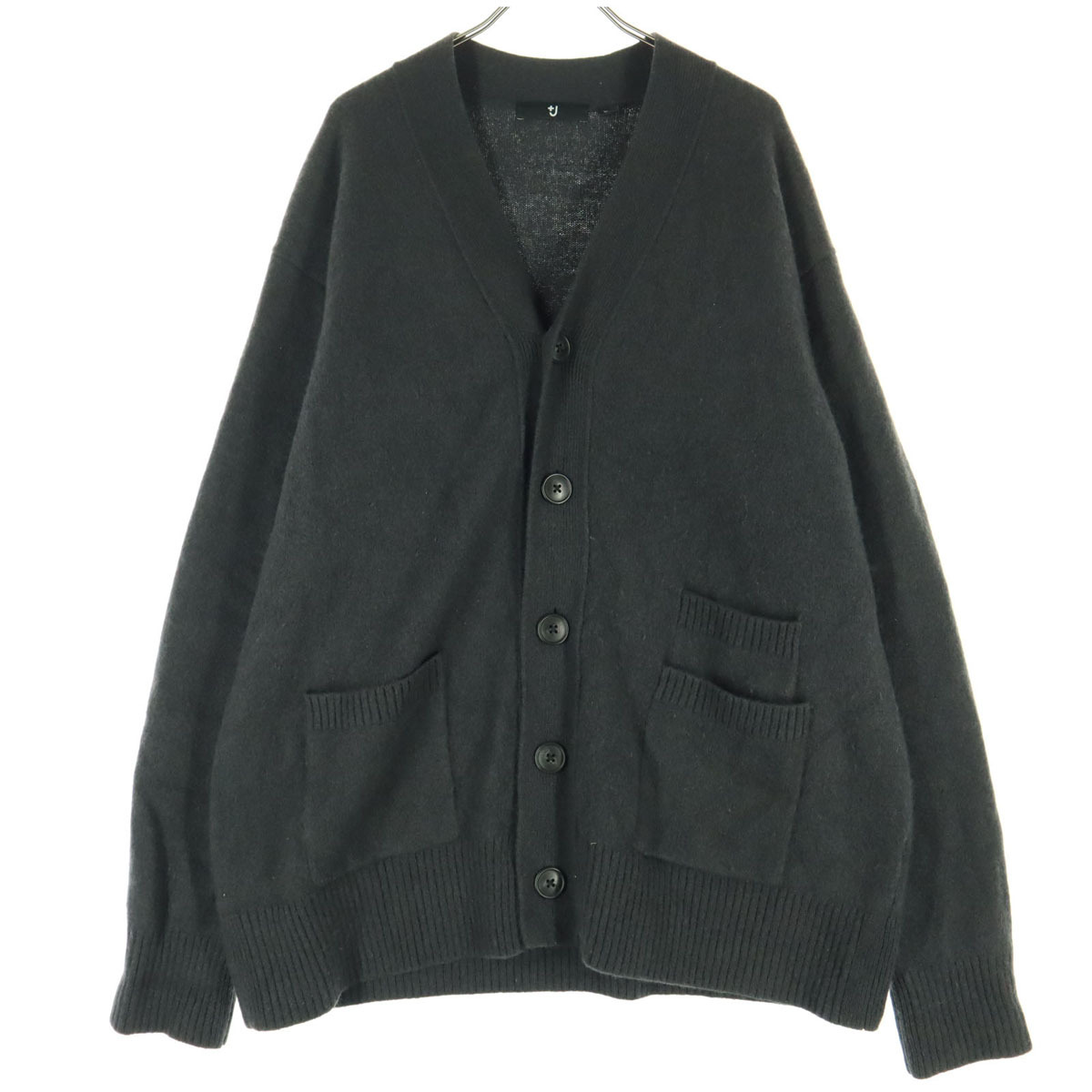 UNIQLO+J ユニクロプラスジェイ 長袖 ニットカーディガン XXL ダークグレー メンズ拍卖