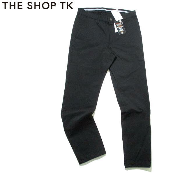▼ 新品 未使用 タケオキクチ ストレッチパンツ 通年 黒 ブラック メンズ Mサイズ THE SHOP TK 抗菌防臭 5ポケット 拍卖