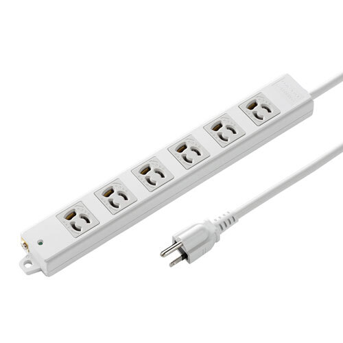 工事物件タップ 3P 6個口 3m 抜け止めマグネット サンワサプライ TAP-KS6-3 送料無料 新品拍卖