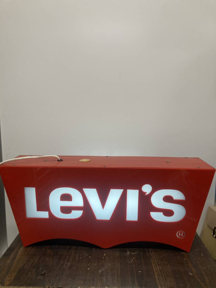 K-120 Levis Levi's リーバイス 看板 置物 ディスプレイ 店舗装飾 非売品 ヴィンテージ 販促品 インテリア アメカジ 拍卖