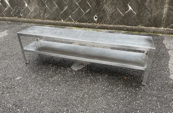 §綺麗【業務用厨房用品 ステンレス棚 平棚 調味料棚 1795×390×500mm ラック キッチン 陳列棚】店舗 収納 飲食店 Q12123拍卖