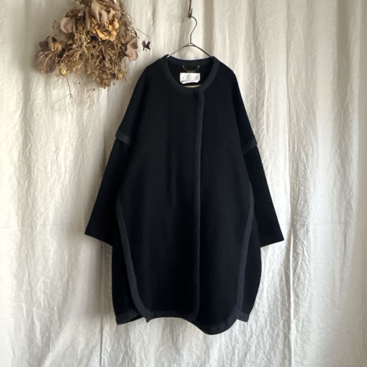 レア Chloe クロエ 16AW ブランケット コート 36 BLACK 定価305.000円(税別)拍卖