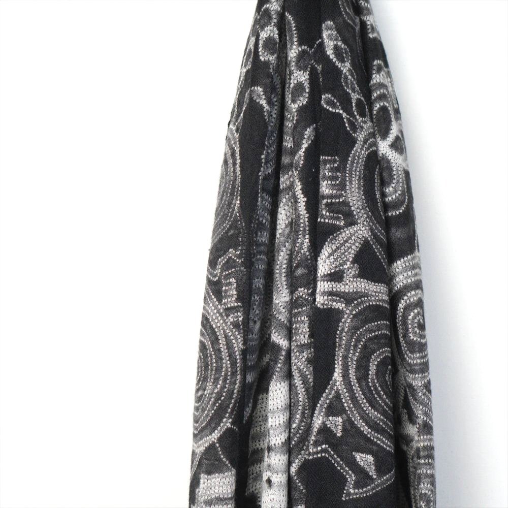 ISSEY MIYAKE イッセイミヤケ カシミヤ ステッチ ブリーチ 大判ストール拍卖