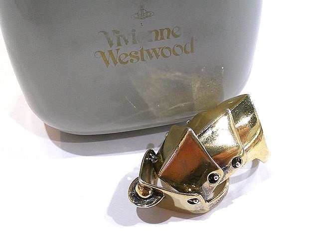 廃盤レア!Vivienne Westwood ゴールド アーマーリング GOLD リング 指輪 ヴィヴィアンウエストウッド拍卖