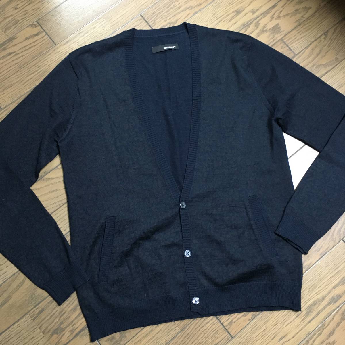 美品 HAMNETT レオパード柄 ニットカーデ ハムネット拍卖