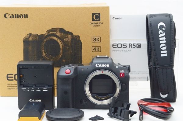 ☆極上美品☆ Canon キャノン EOS R5C ボディ 元箱 付属品 Shot数 6,000枚以下! ♯25121802拍卖