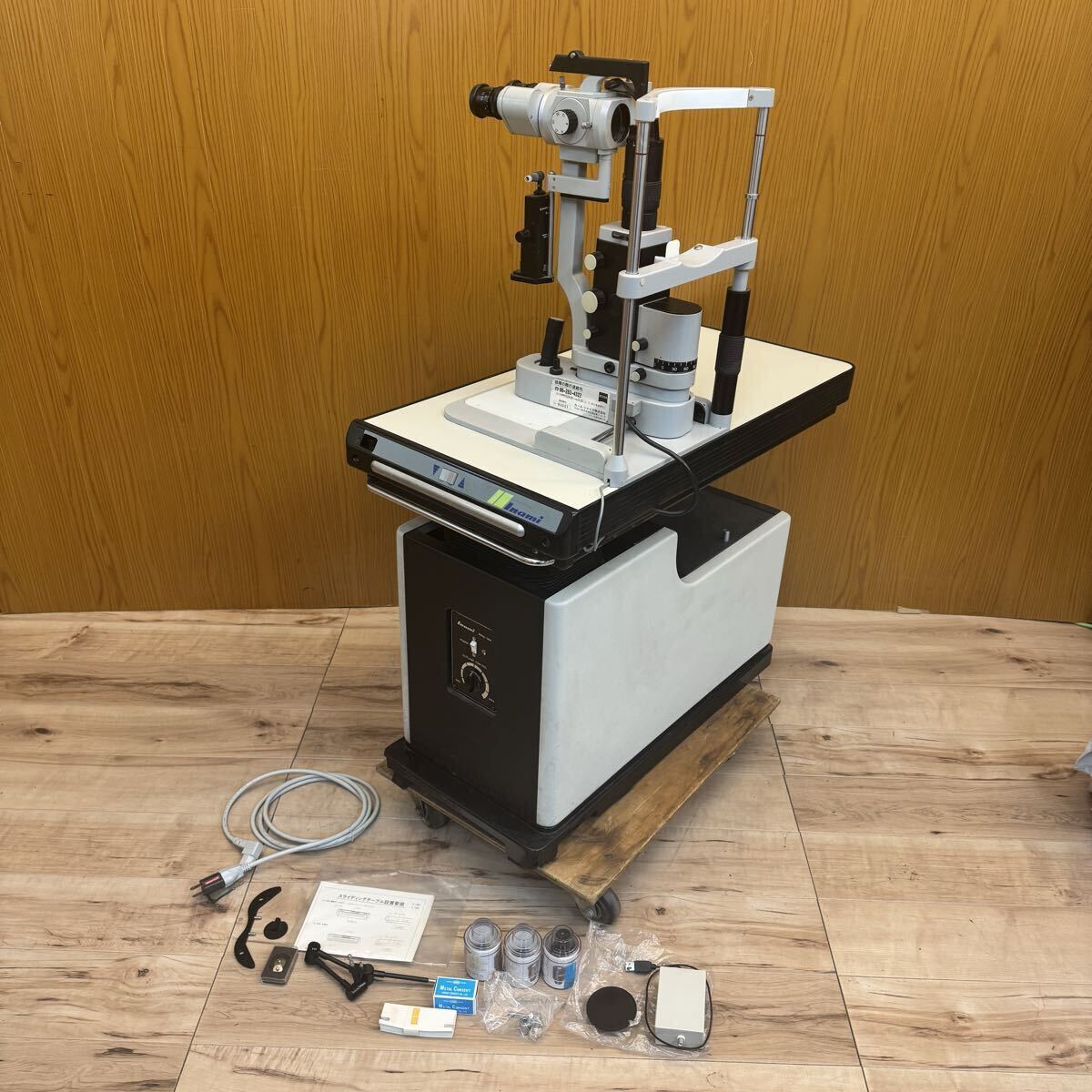 ★検査顕微鏡★Carl Zeiss★カールツァイス★スリットランプ★30SL-M★スライディングテーブル★イナミ★K-1482★SR(U442)拍卖