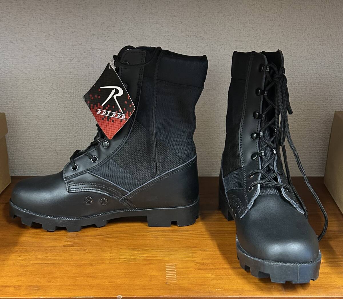 新品☆Rothco・ジャングルブーツ☆黒☆US9☆26.5cm拍卖