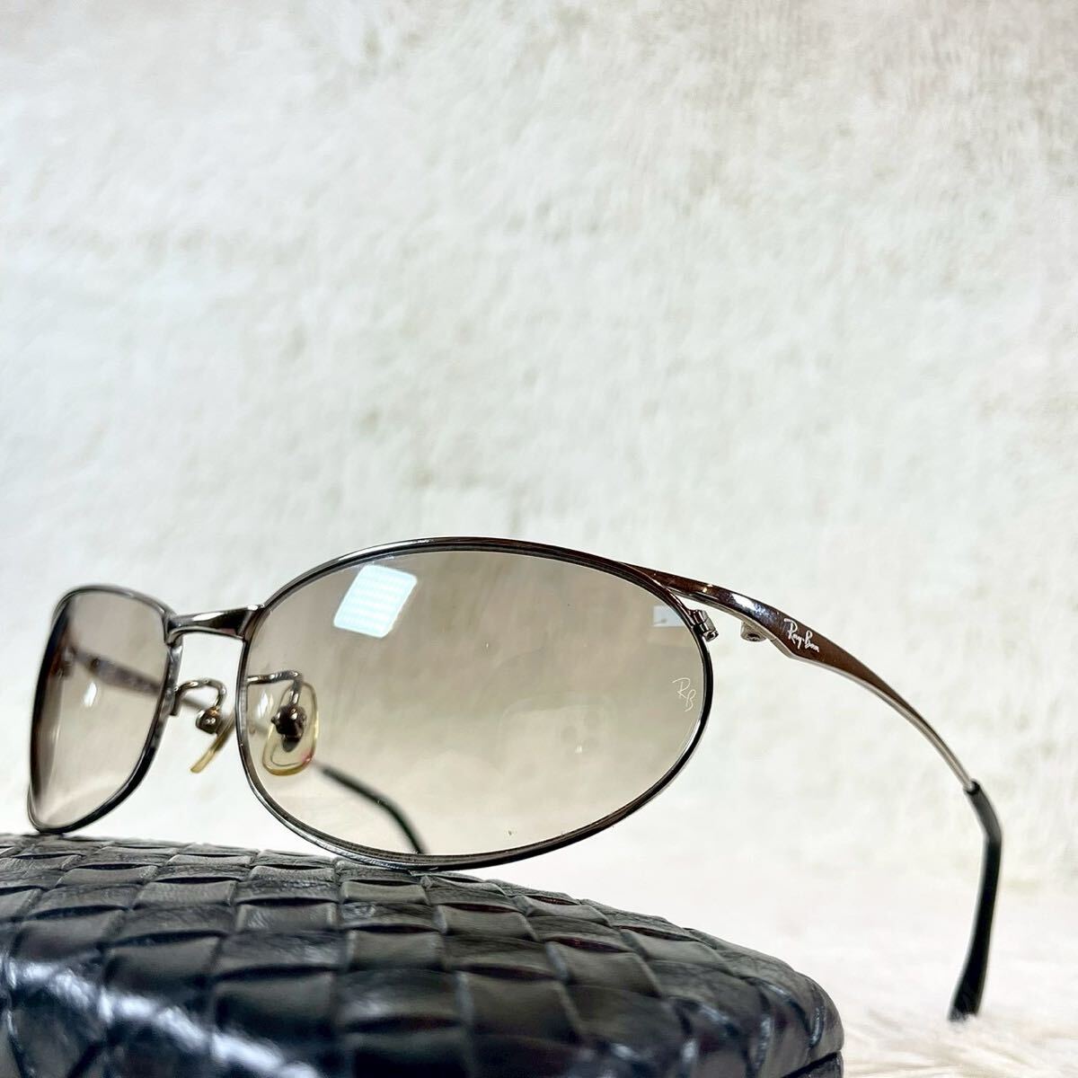 極美品 Ray-Ban レイバン サングラス RB3316 ブラウンレンズ グラデーション シルバーフレーム拍卖