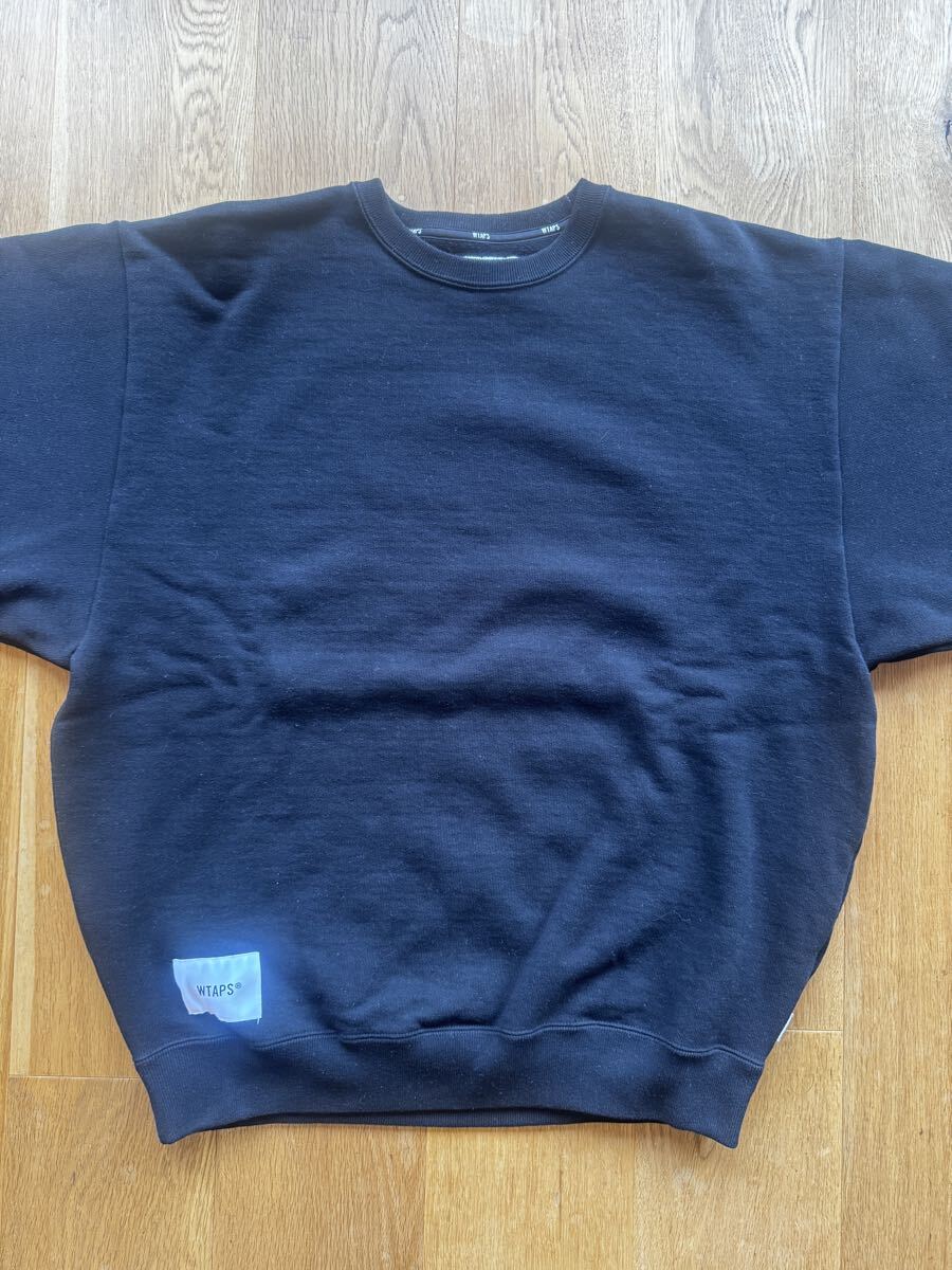 ★WTAPS 24AW SIGN02 SWEATER スウェット★BLACK 02 242ATDT-CSM22 美品 ダブルタップス拍卖