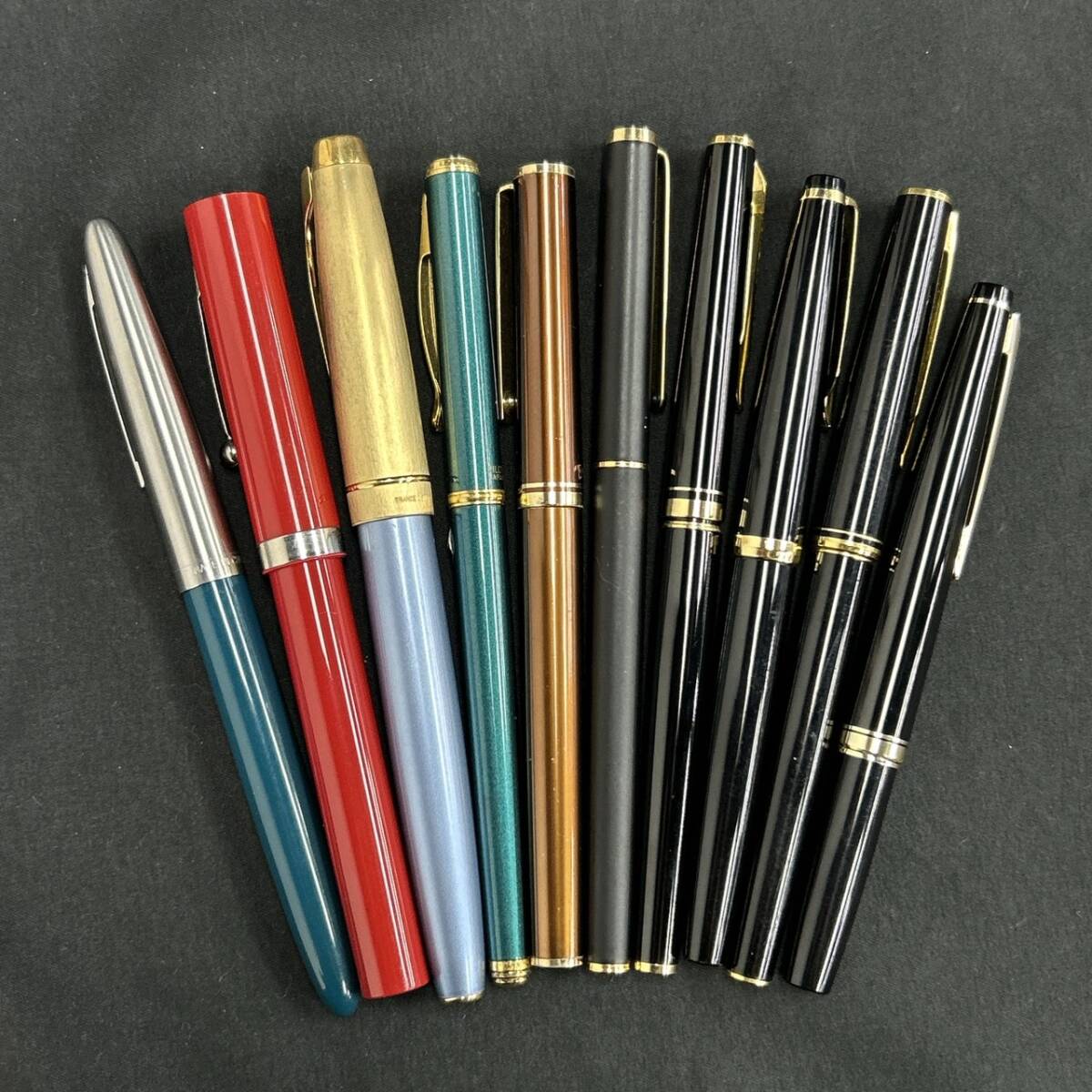 z/z/z/C123-301/万年筆 10点まとめ MONTBLANC モンブラン/PARKER パーカー/PILOT パイロット/Cavalier カヴァリエ/他 筆記用具 文房具拍卖