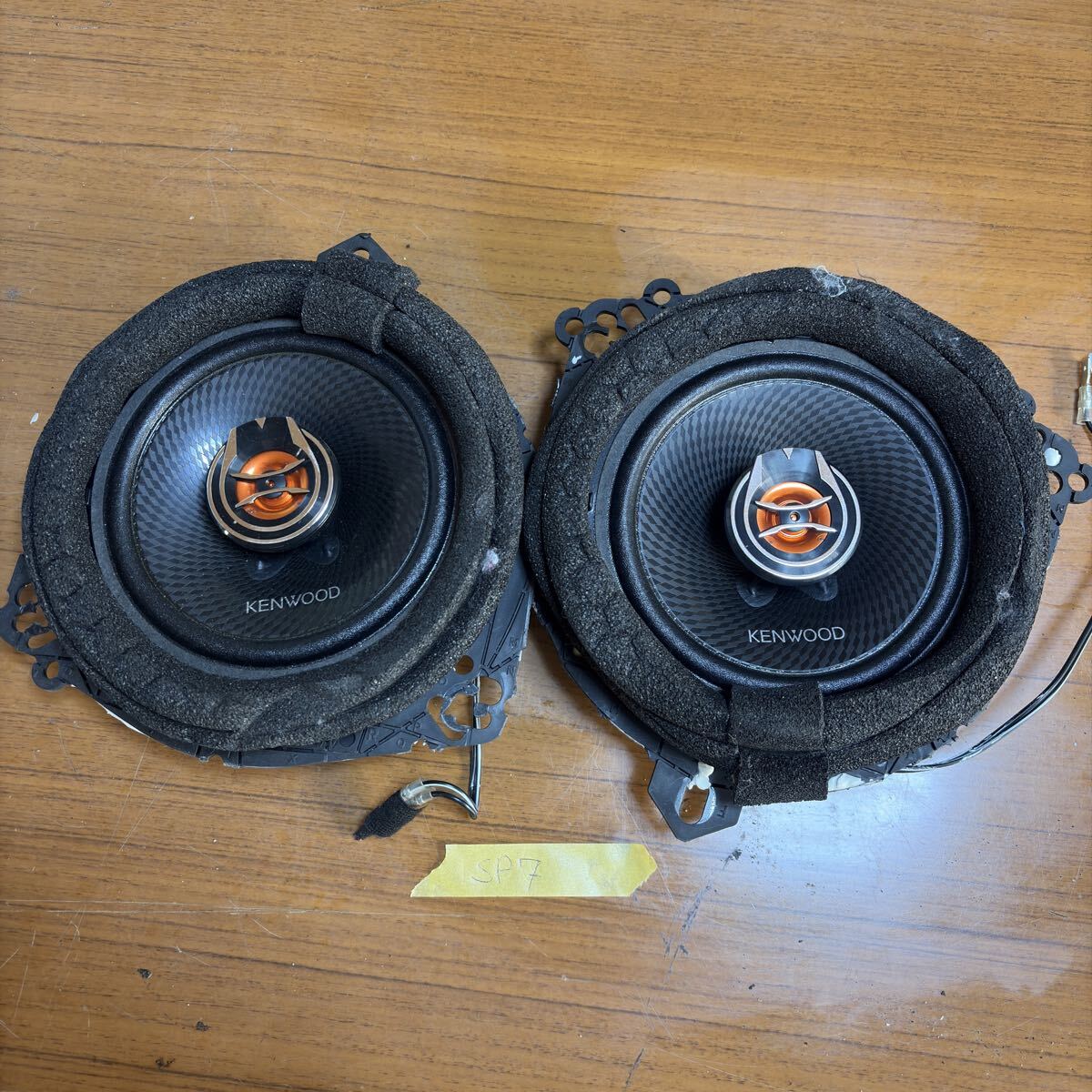 KENWOOD KFC-RS163 スピーカー 左右セット 動作確認済み 16cm コアキシャル 中古拍卖