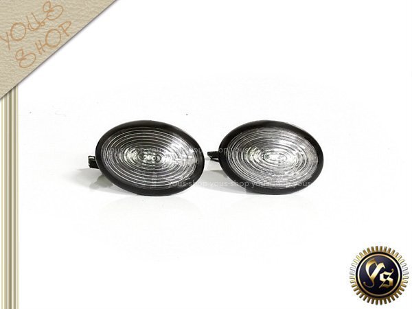 BMW ミニ NEW MINI スモーク LED サイドマーカー R55 2007年10月~/R56 2007年2月~/R57 ウインカー 車検対応拍卖