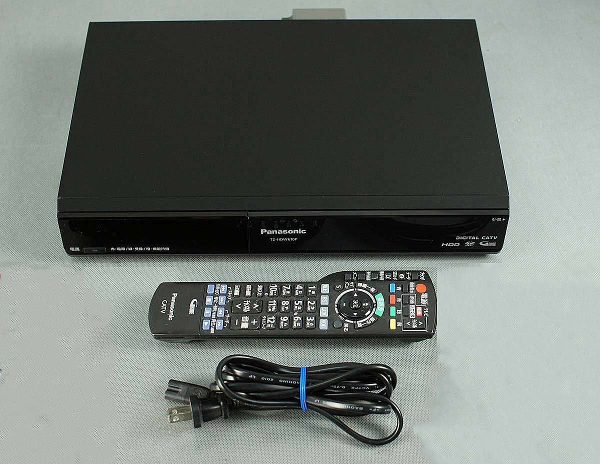 B-CAS無し CATV STB 録画OK Panasonic TZ-HDW610P HDD500GB内蔵 セットトップボックス 地デジチューナー パナソニック S120402拍卖