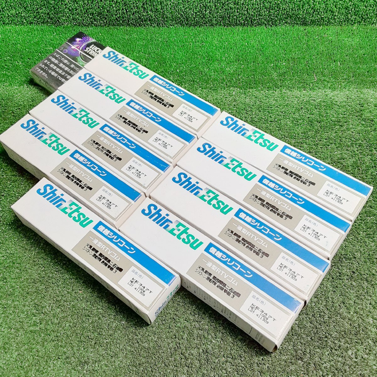 愛希a705 信越化学■信越シリコーン『KE347T』一液型RTVゴム 用途(接着/シール/絶縁 等) ★100g入り 計9本セット拍卖