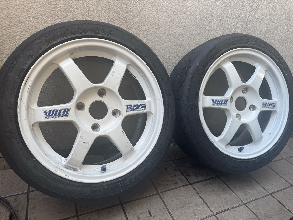 中古品 RAYS TE37 SSR TYPE-C 16インチ7J PCD114.3 4穴 計4本セット拍卖