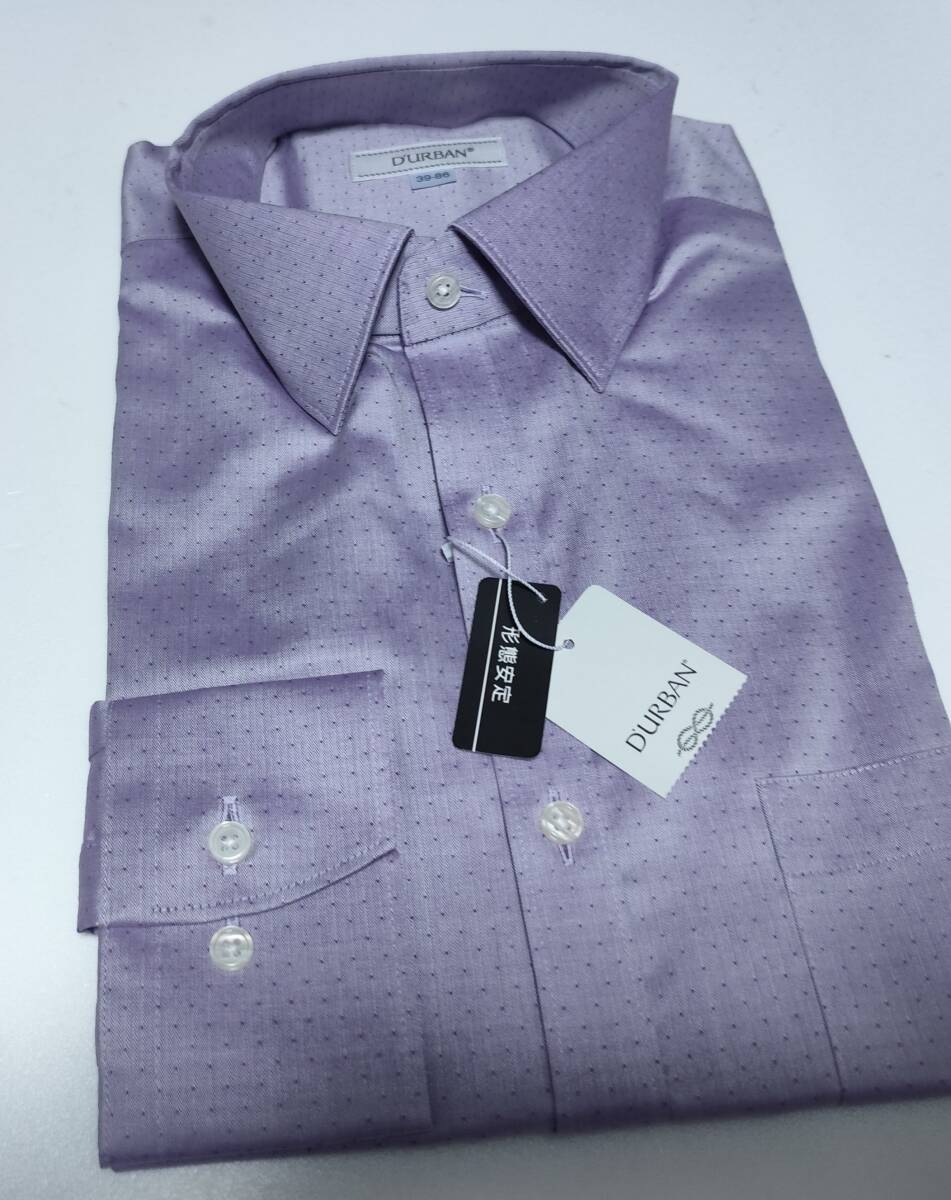 新品/処分品 39-86 D'urban ダーバン レギュラーカラーシャツ レナウン 送料込み M相当 ドレスシャツ 形態安定拍卖