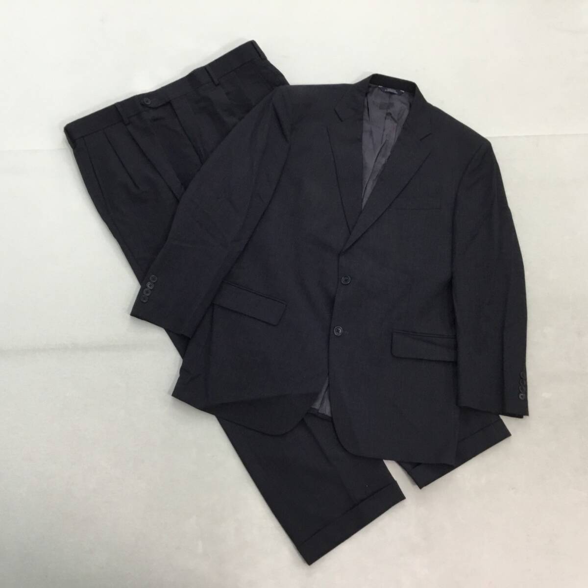 ■USA製 1818 Madison Brooks Brothers ブルックスブラザーズ セットアップ スーツ ジャケット パンツ 43R/W38 ウール100% 1.26kg拍卖