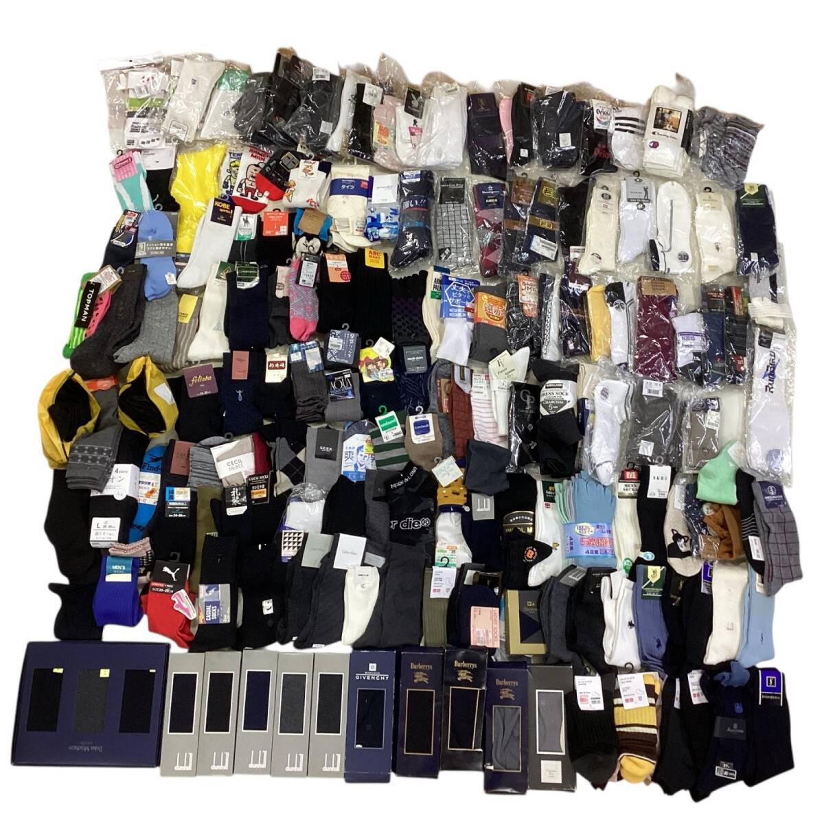 ■SOCKS 靴下 まとめ売り 計175足 メンズ/レディース/キッズ ミックス品 未使用 ブランド品など 現状品 13.46kg拍卖