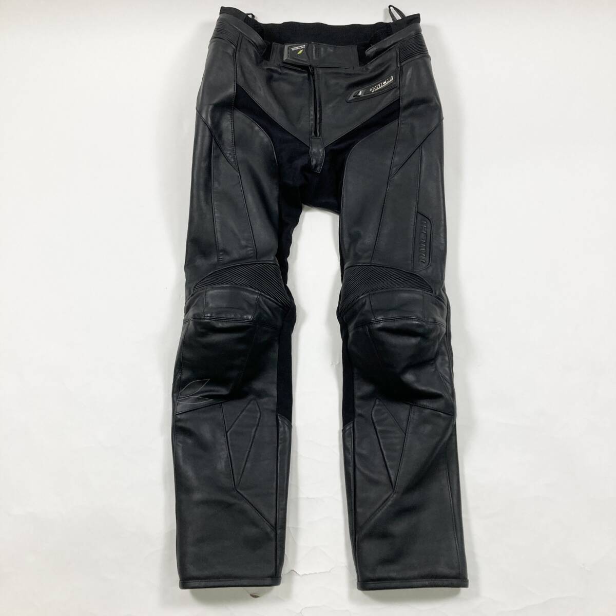 ★ RS TAICHI タイチ パンツ RSY819 ブーツアウトレザーパンツ バイクウエア ボトムス 牛革 本革 ブラック XXL メンズ 2kg拍卖