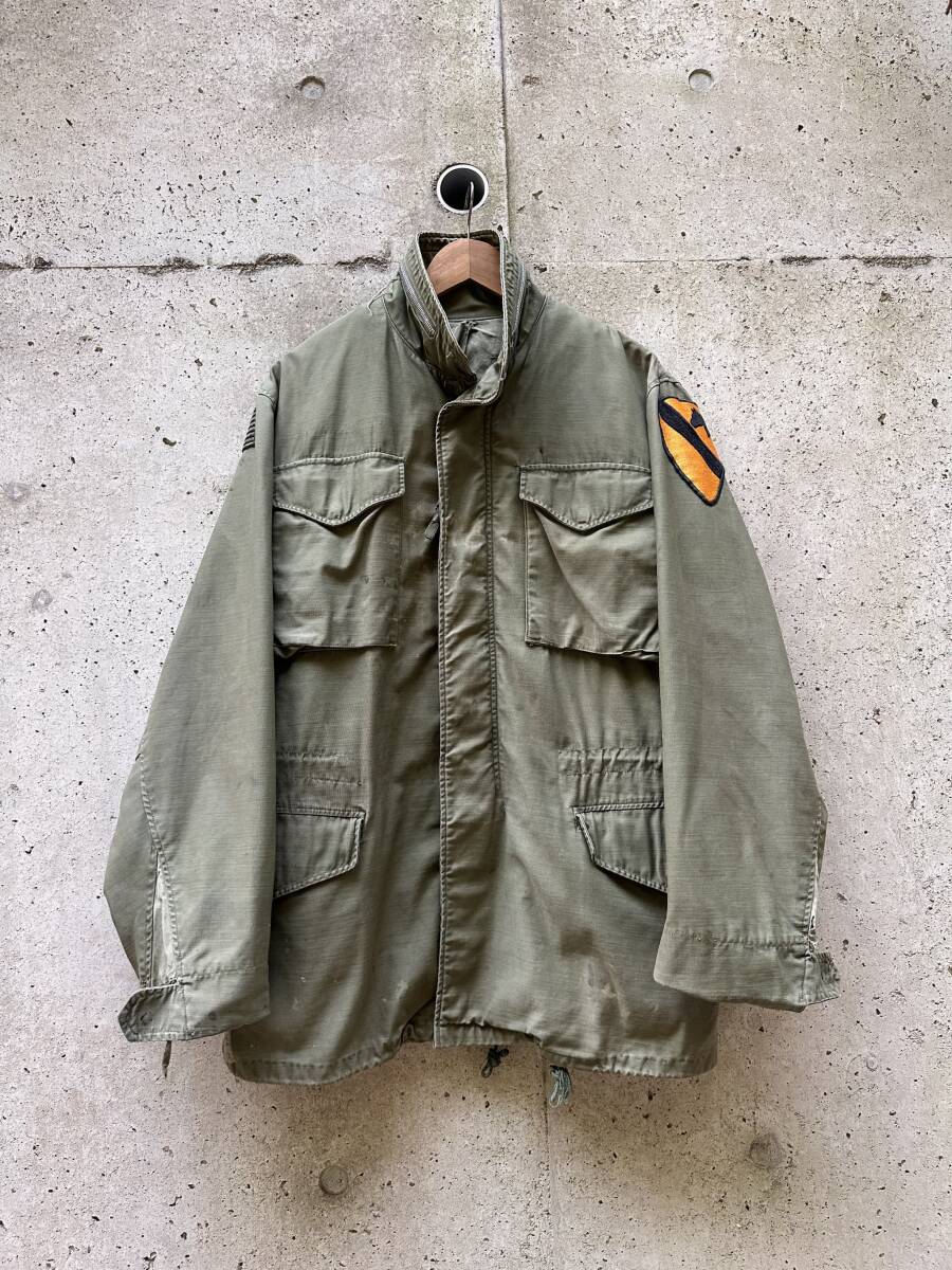U.S.ARMY M-65 60's フィールドジャケット 1st ファースト エポレット無し オリジナル 古着 ミリタリー 拍卖