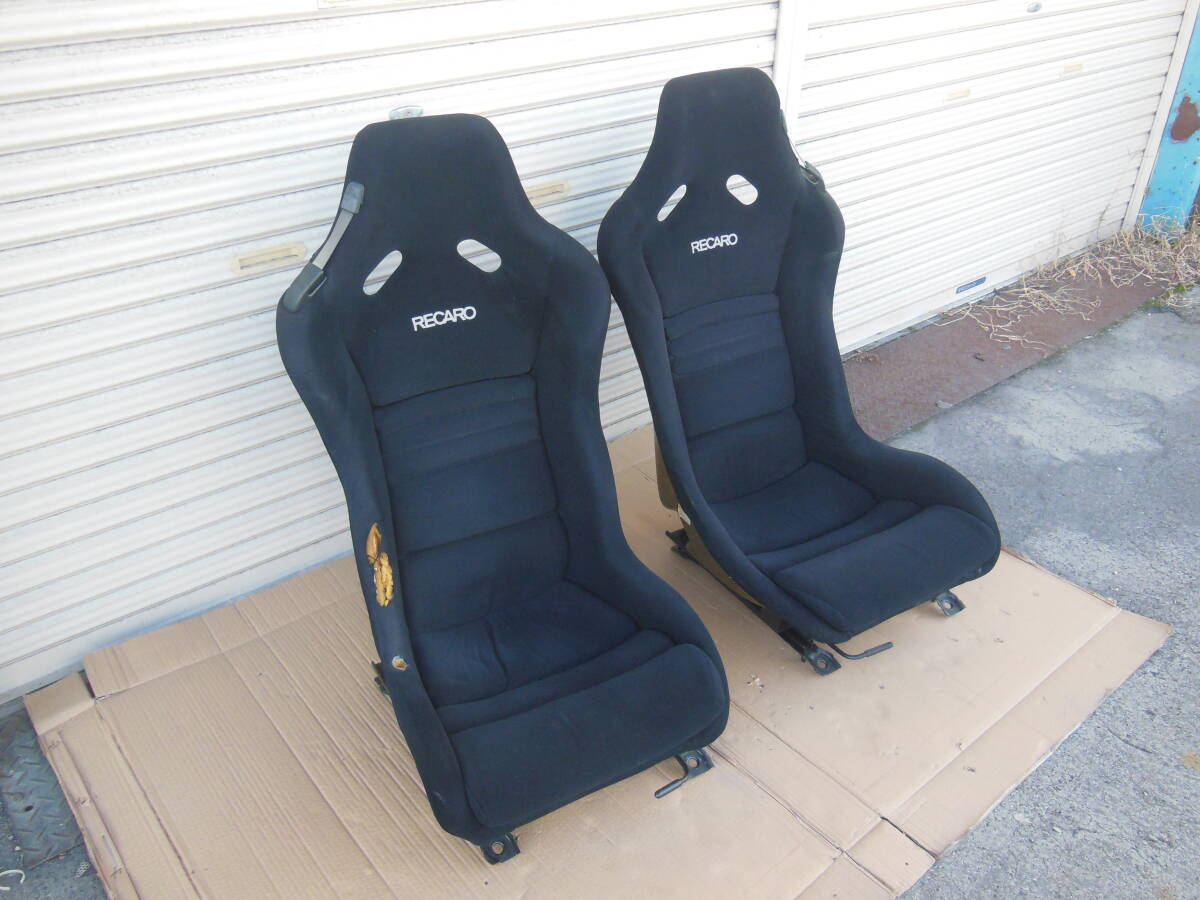 希少★ NA ユーノス ロードスター 純正 レカロ シート 2脚 カーボン ケプラー RECARO RSリミテッド マツダ レール付 NA6CE NA8C NB 拍卖