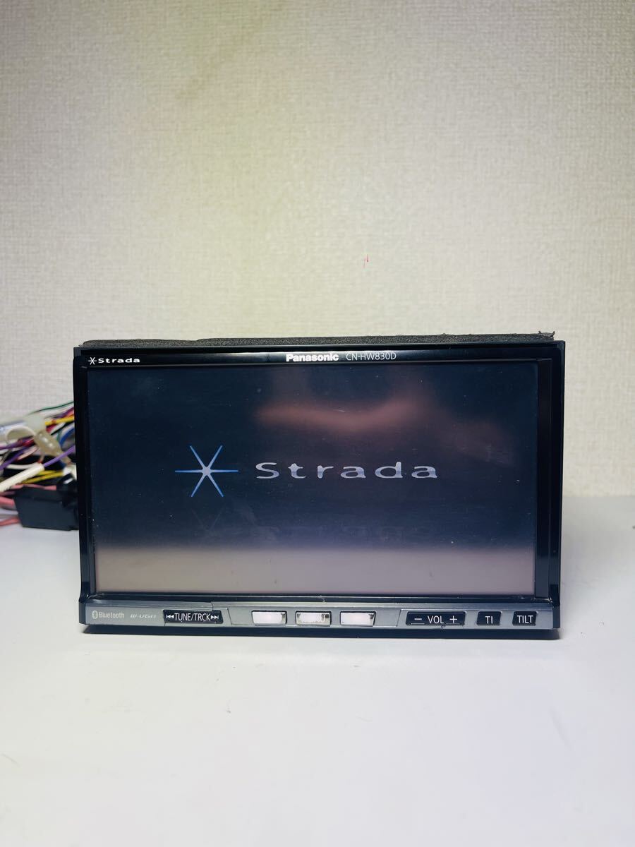 パナソニック ストラーダ カーナビ Panasonic ナビ CD Bluetooth SD CN-HW830D拍卖
