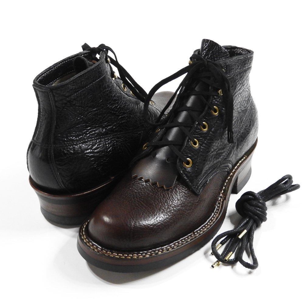 未使用 White’s ホワイツ セミドレス ブルハイド ツートン Size 8 1/2 #37522 アメカジ レザーブーツ拍卖