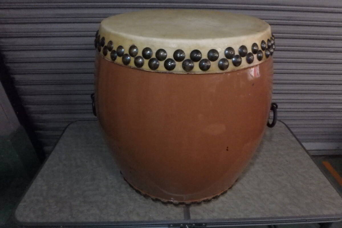 長胴太鼓 和太鼓 打面直径48.5cm 胴寸56.5cm拍卖