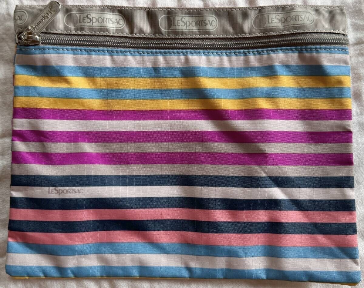 レスポートサック ポーチ カラフル ボーダー シンプル 拍卖