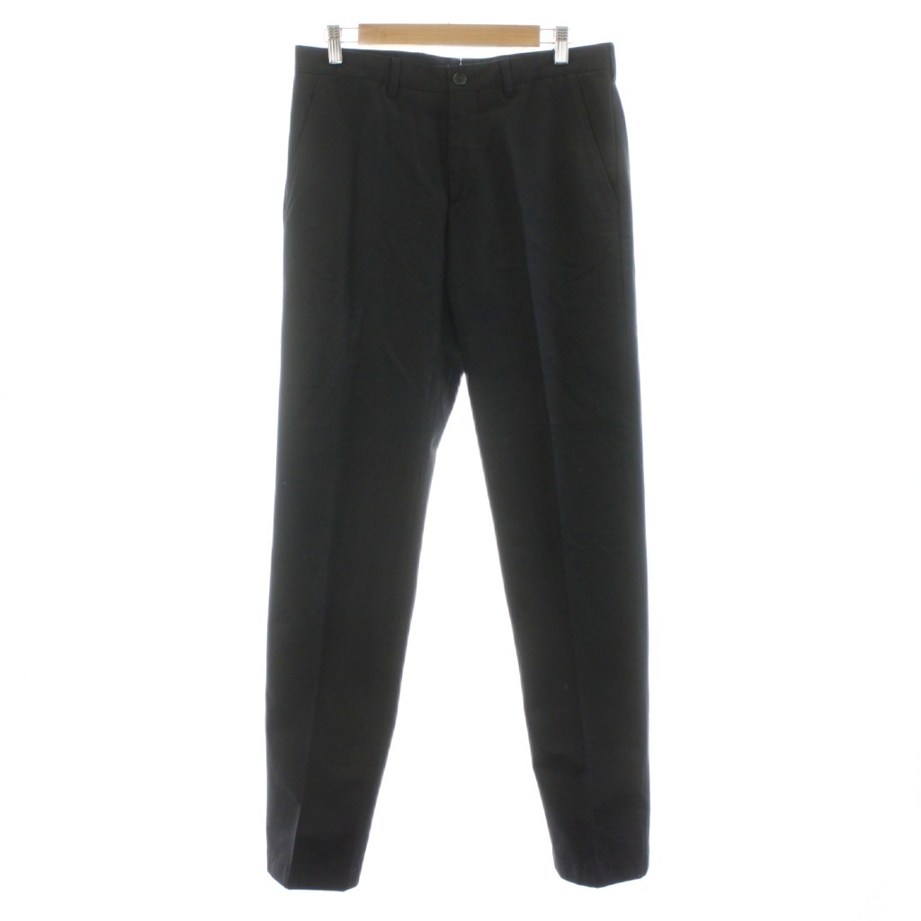 プラダ PRADA スラックス パンツ ジップフライ 46 黒 ブラック SPE15R112G73 /KU メンズ拍卖