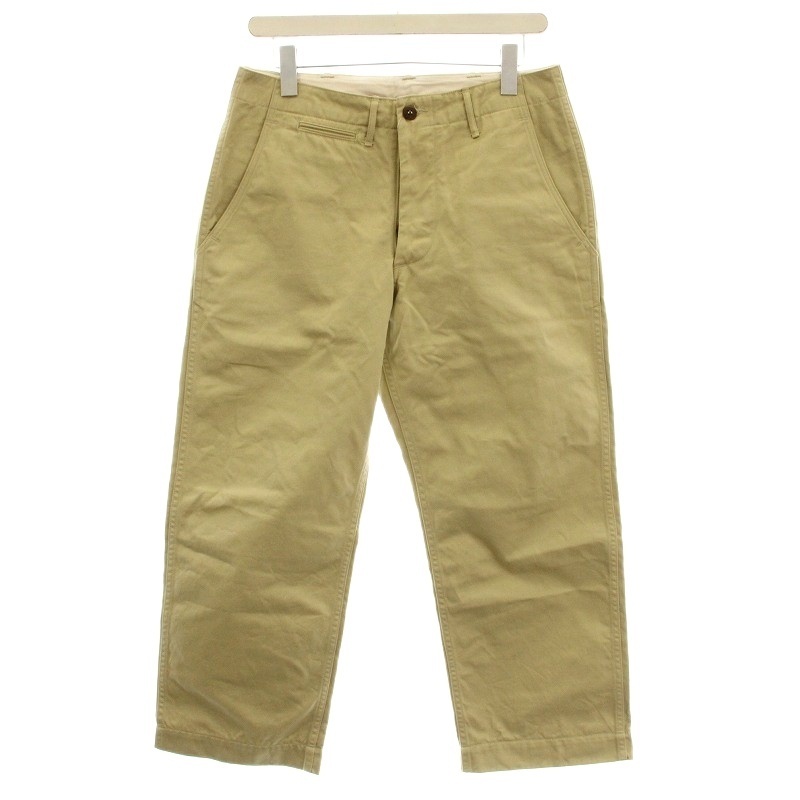 ウエアハウス WAREHOUSE チノパン チノ パンツ ボタンフライ 31 ベージュ /☆G メンズ拍卖
