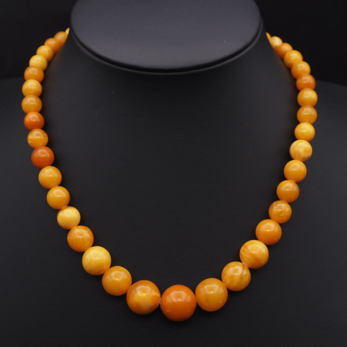 Y908 1円 蜜蝋琥珀 コハク デザイン ネックレス拍卖