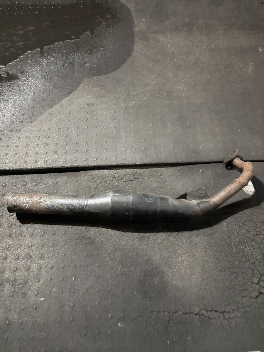 実働外し ZZセピア?af35?ショットガンチャンバー マフラー 原付 当時物拍卖