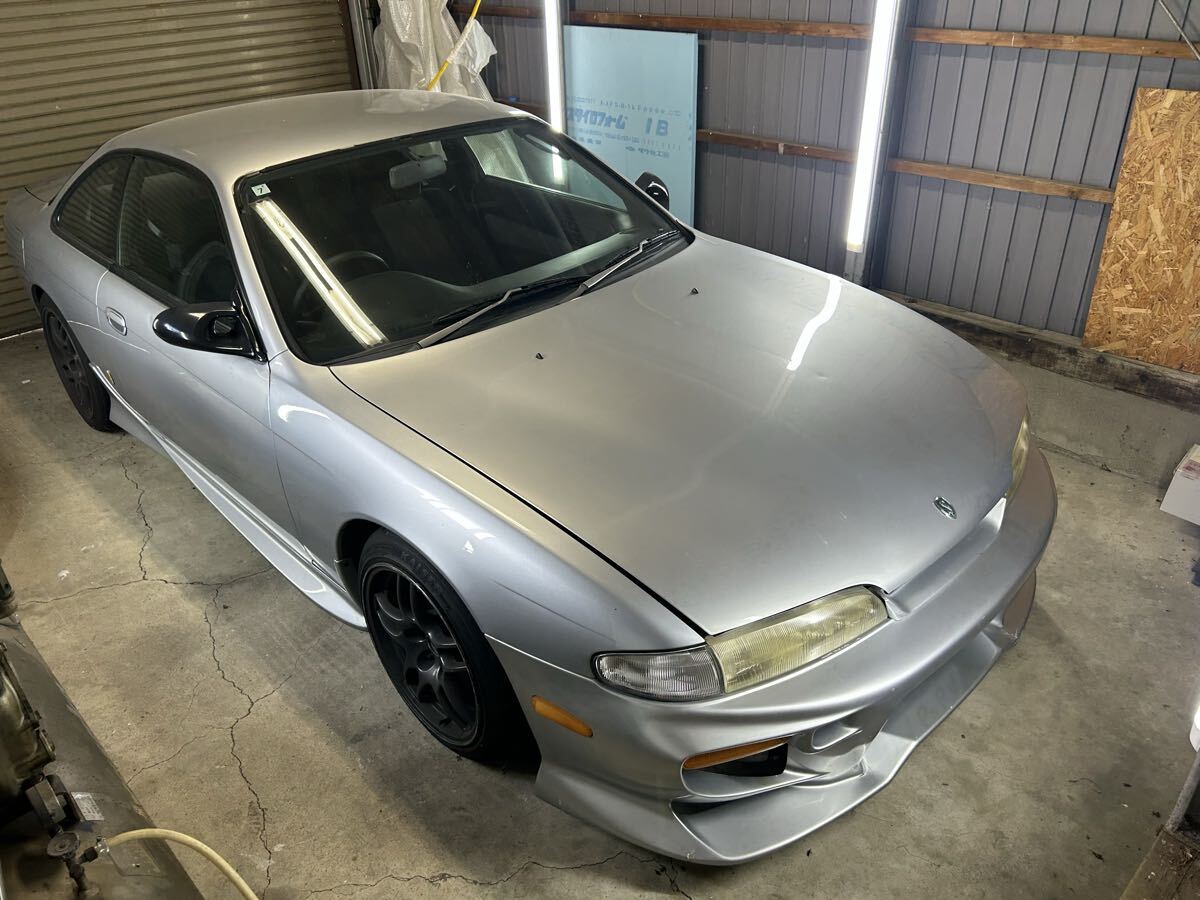 S14K'sシルビア前期・K's・5MT・ターボ・奇跡の1万キロ代・社外エアロ・拍卖