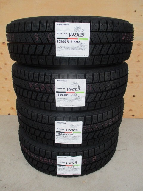 ◎ブリヂストンVRX3 新品4本 送料込み¥28,600~ 155/65R13 2025年製 領収書OK拍卖