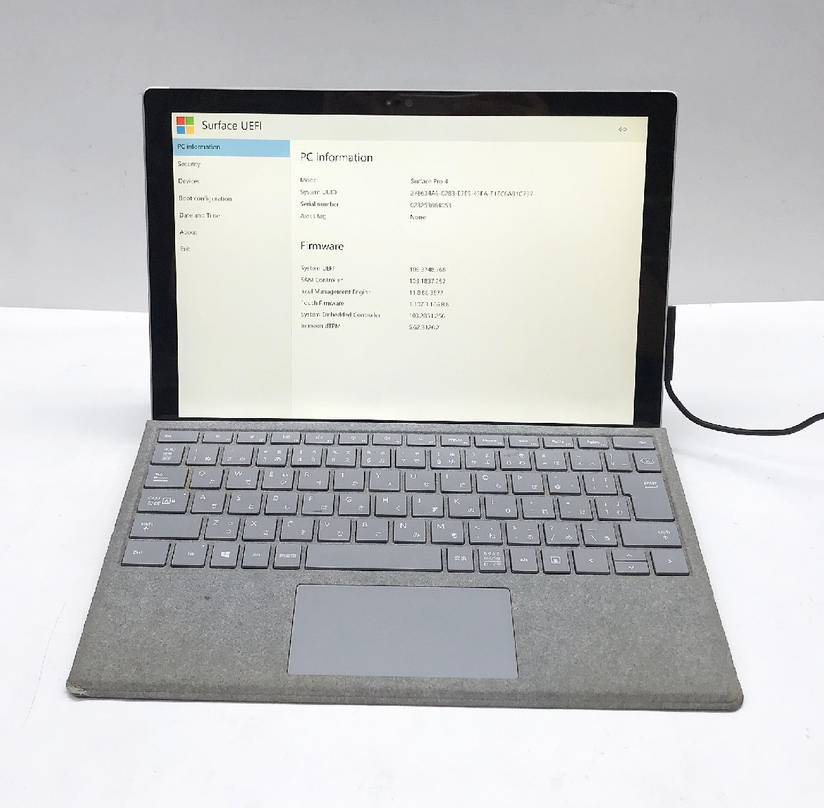 NT: Microsoft Surface Pro4 1724 Core m3-6Y30 0.90GHz/4GB/ SSD:128GB /タブレット拍卖