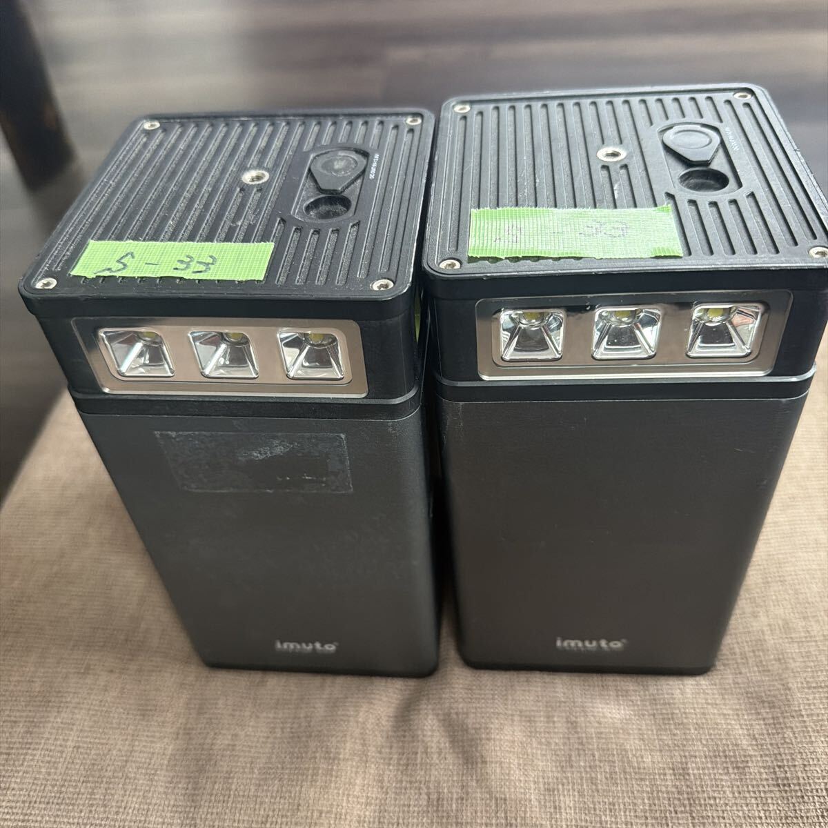S-33 iMuto M10 ポータブル電源 2台まとめて ジャンク拍卖