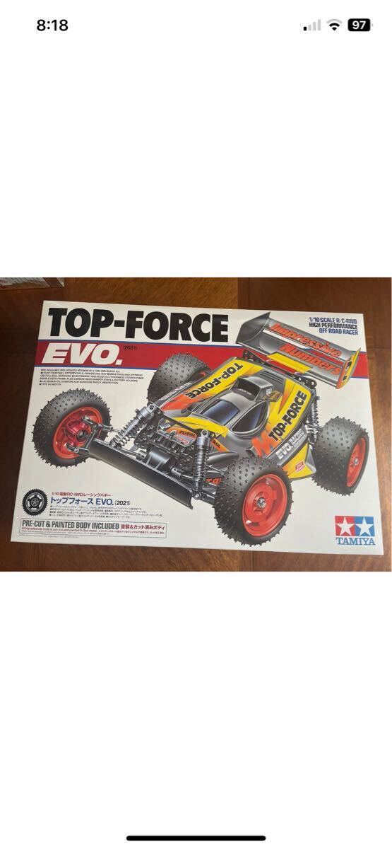 TAMIYA タミヤ 1/10 電動RC 4WDレーシングバギー トップフォース EVO. 2021拍卖