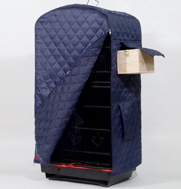 鳥かごカバー ケージカバー 遮光 防寒 防音 洗濯可 厚手 通気性抜群 チャック付き拍卖